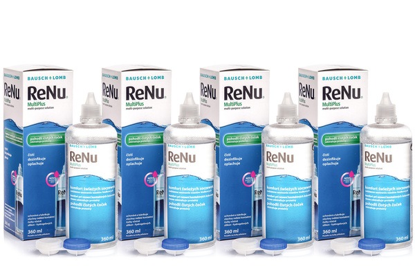 E-shop ReNu MultiPlus 4 x 360 ml s puzdrami