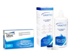 SofLens 59 (6 čoček) + Vantio Multi-Purpose 360 ml s pouzdrem