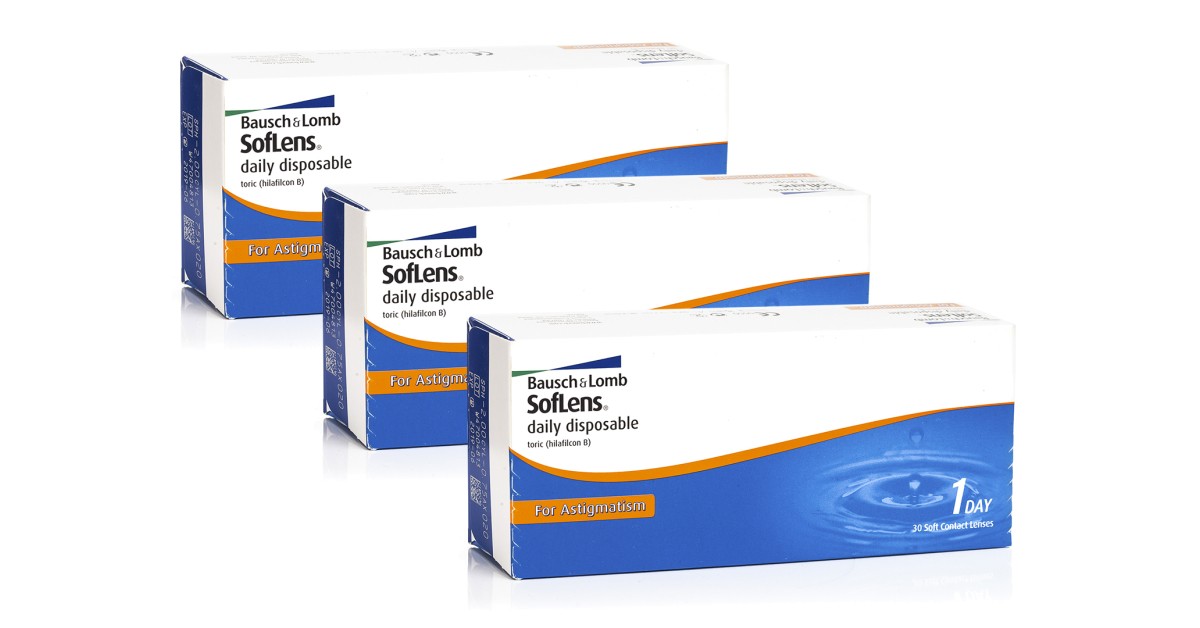 SofLens Daily Disposable for Astigmatism (90 lenses)
