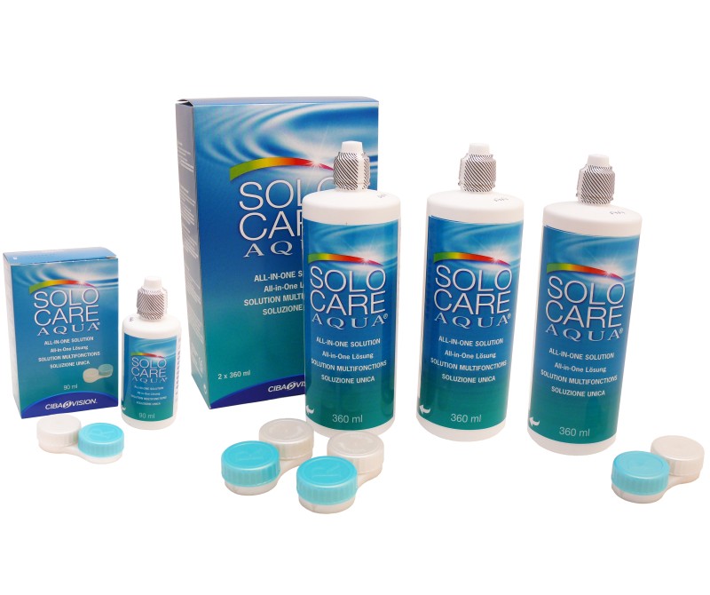 SOLOCARE AQUA 3 x 360 ml + 90 ml s pouzdry | Lentiamo