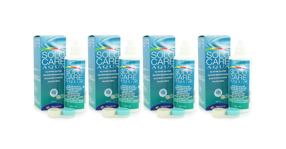 SOLOCARE AQUA 4 x 360 ml with cases