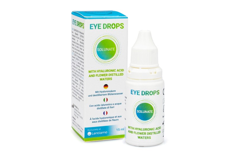 Očné kvapky Solunate sodium hyaluronate eye drops