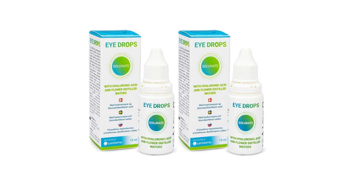 Solunate Eye Drops 2 x 15 ml