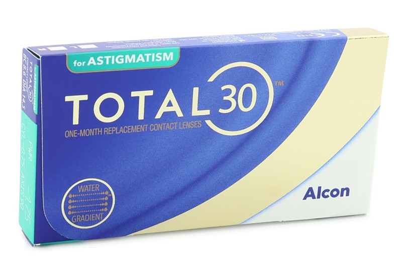 Alcon Alcon TOTAL30 for Astigmatism (6 φακοί) Μηνιαίοι Μυωπίας Υπερμετρωπίας Αστιγματικοί