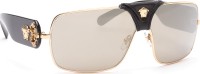 Image of Versace Squared Baroque 0VE 2207Q 1002/5 38
