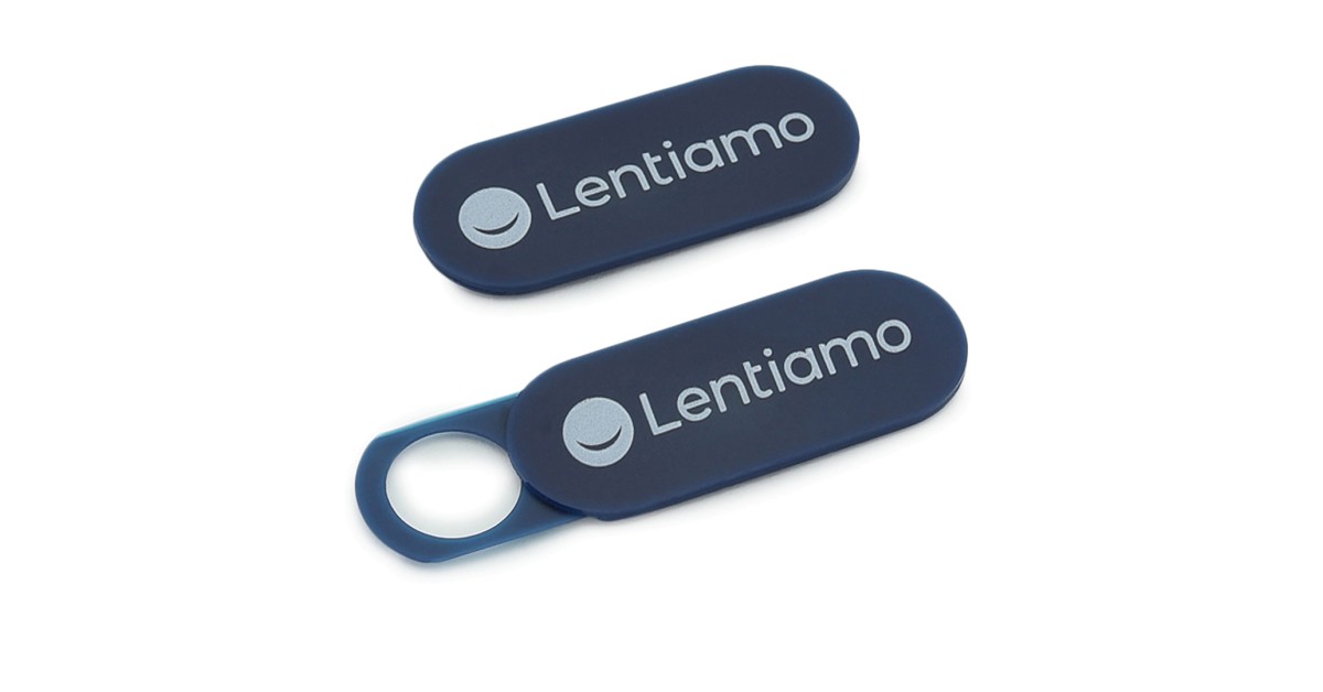 Webcam cover Lentiamo